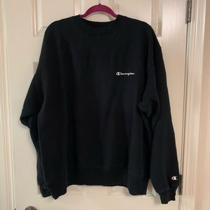 Champion Shirts - Men’s black Champion crew neck sweatshirt size XL Champion Shirts - Men’s black Champion crew neck sweatshirt size XL